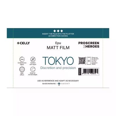 Celly Tokyo Profilm Matt – Pellicole Opache Universali, 10 Pezzi Celly Tokyo Profilm Matt – Pellicole Opache Universali, 10 Pezzi