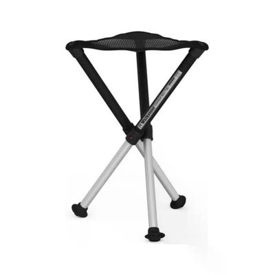 Walkstool Comfort 45 – Sgabello pieghevole da campeggio, nero, portata 200 kg