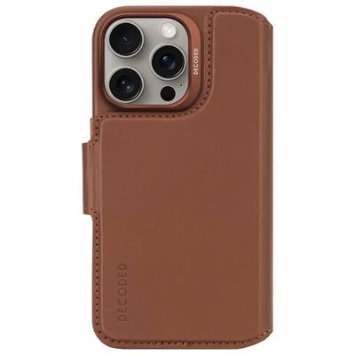 Decoded D25IPO16PDW5TAN Capa Carteira Amovibile per iPhone 16 Pro 3 Slot Carte Compatibile MagSafe Decoded D25IPO16PDW5TAN Capa Carteira Amovibile per iPhone 16 Pro 3 Slot Carte Compatibile MagSafe
