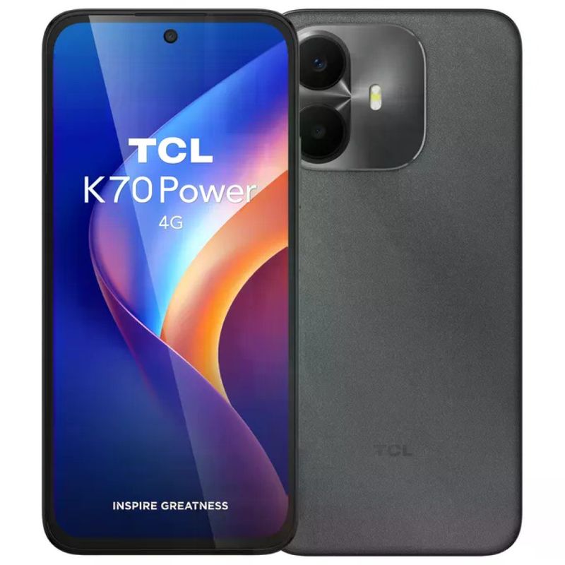 TCL K70 POWER 4G SPACE GREY Smartphone 8 GB 256 GB 6.8'' 50 MP 6500 mAh Android 16.0 colore Grigio