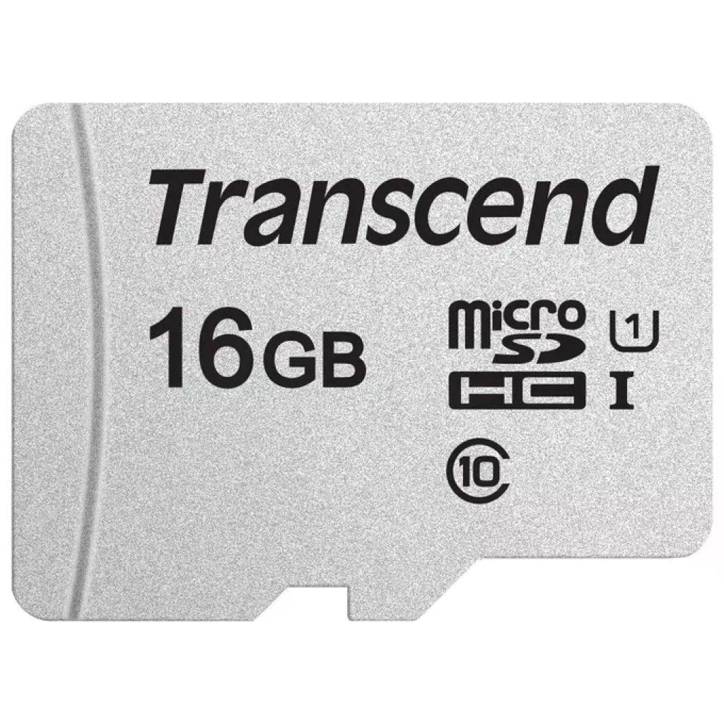 Transcend TS16GUSD300S Scheda microSDHC 16 GB UHS-I U1 Transcend TS16GUSD300S Scheda microSDHC 16 GB UHS-I U1