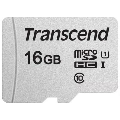 Transcend TS16GUSD300S Scheda microSDHC 16 GB UHS-I U1