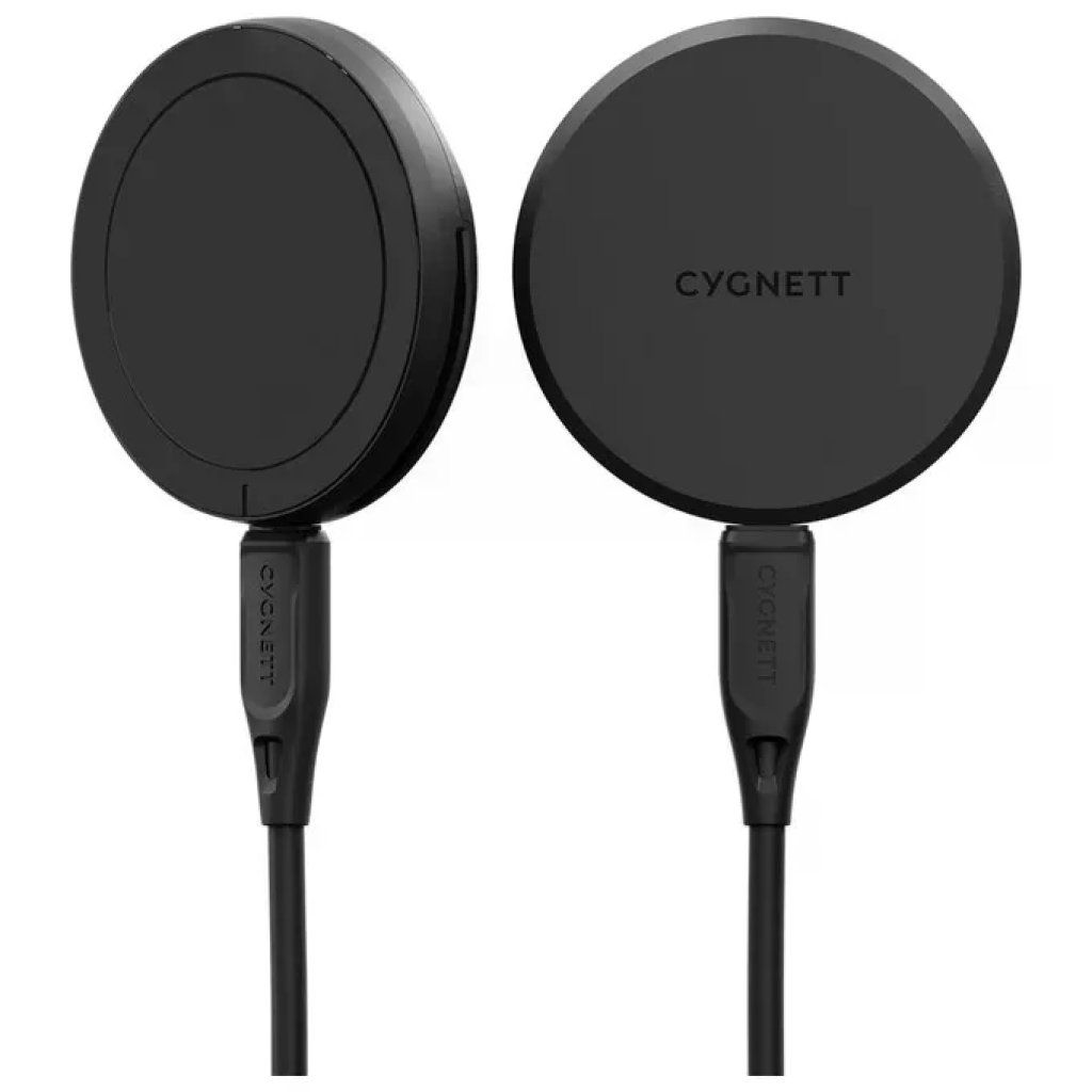 Cygnett ChargePuck Caricabatterie Wireless Qi2 15W Nero