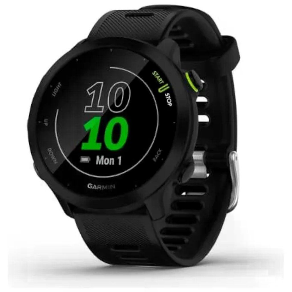 Garmin Forerunner 55 Smartwatch GPS Nero con Cardiofrequenzimetro Garmin Forerunner 55 Smartwatch GPS Nero con Cardiofrequenzimetro