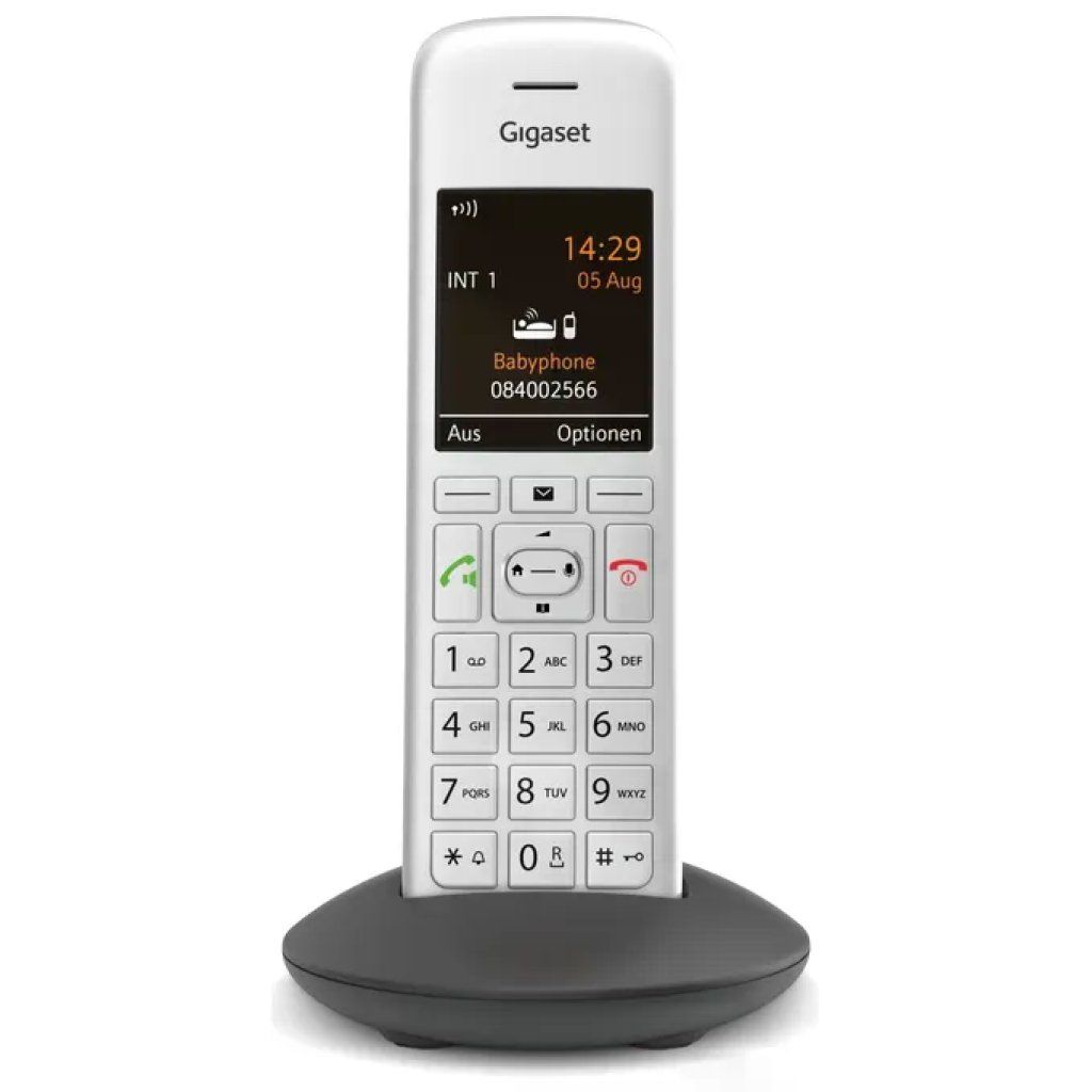 Gigaset CE575HX Telefono Cordless DECT Silver-Black