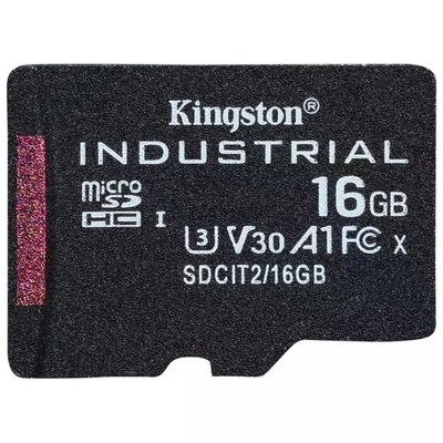 Kingston microSDHC Industriale 16 GB pSLC UHS-I V30 Kingston microSDHC Industriale 16 GB pSLC UHS-I V30