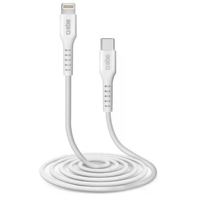 SBS Cavo Lightning–USB-C MFi Bianco, 2 m SBS Cavo Lightning–USB-C MFi Bianco, 2 m