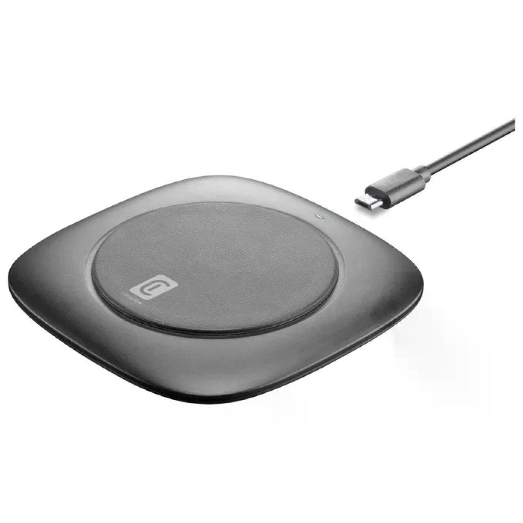 Cellularline Easy Pad – Caricabatterie Wireless Qi 10W Nero