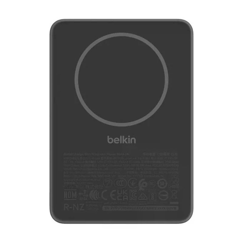 Belkin BoostCharge Power Bank Magnetica 5000 mAh - Nero Belkin BoostCharge Power Bank Magnetica 5000 mAh - Nero