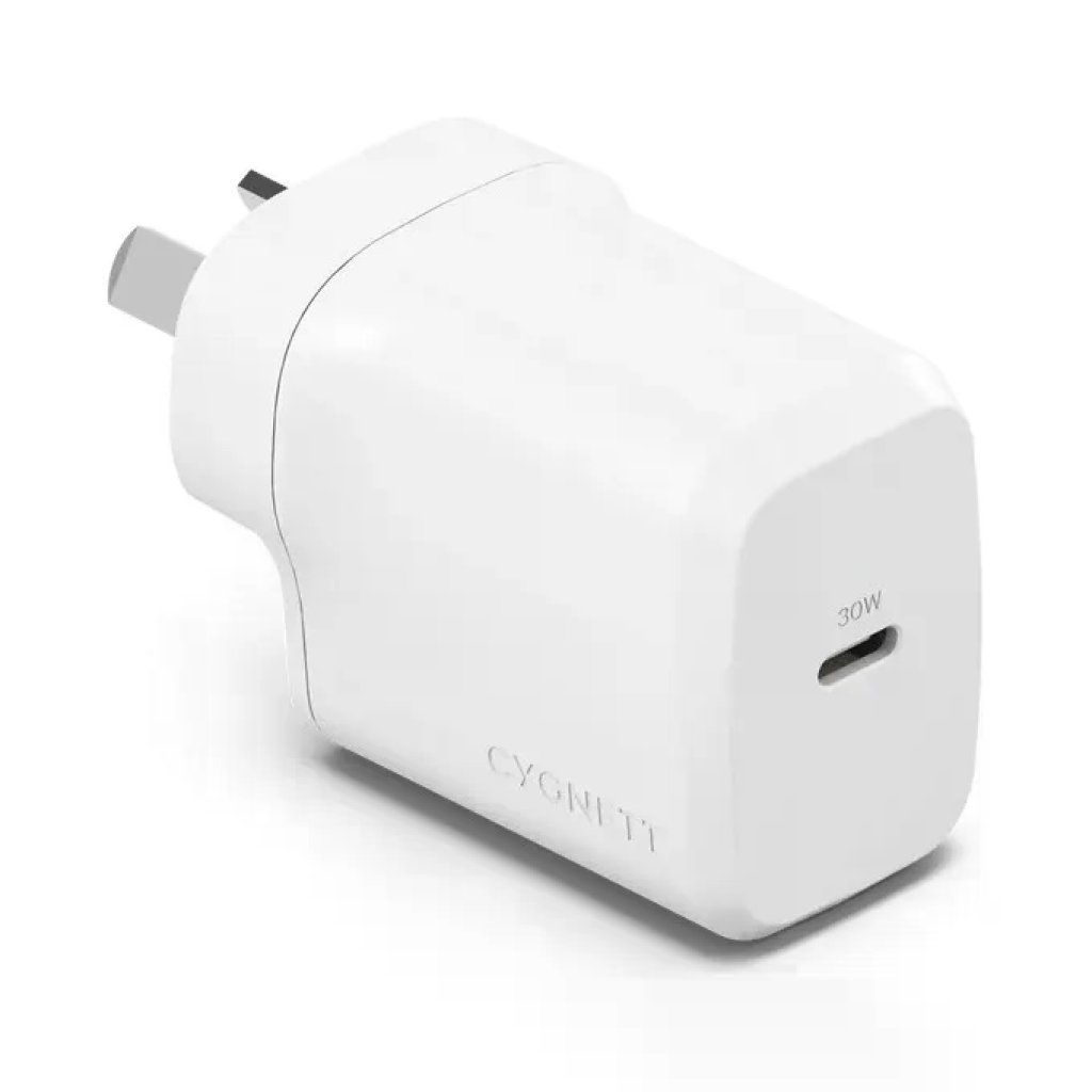 Cygnett Chargeplus Slim caricatore da muro USB-C 30W bianco