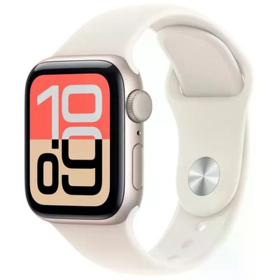 Apple Watch SE 3 GPS 40 mm in alluminio galassia con Sport Band Apple Watch SE 3 GPS 40 mm in alluminio galassia con Sport Band