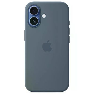 Apple Custodia MagSafe in silicone blu per iPhone 17
