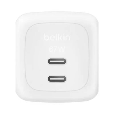 Belkin BoostCharge Pro Caricabatterie USB-C 67W Bianco