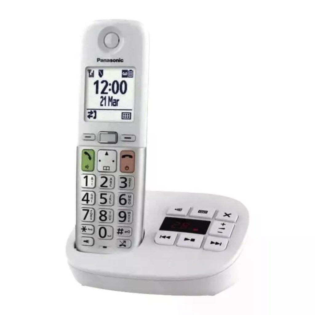 Panasonic KX-TGU430EXW Telefono Cordless DECT Bianco con Segreteria