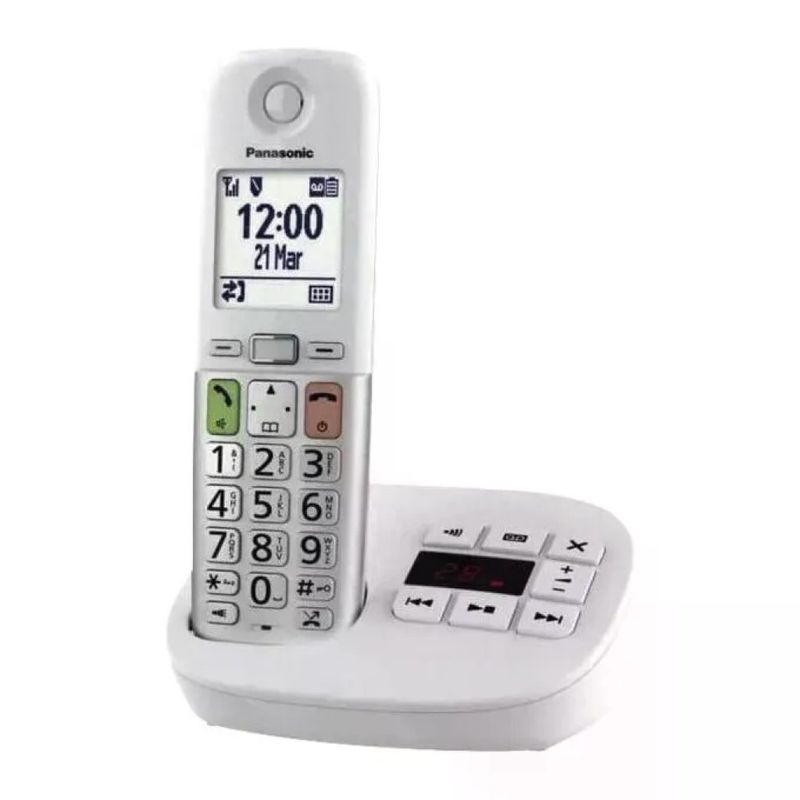 Panasonic KX-TGU430EXW Telefono Cordless DECT Segreteria Integrata Display 2