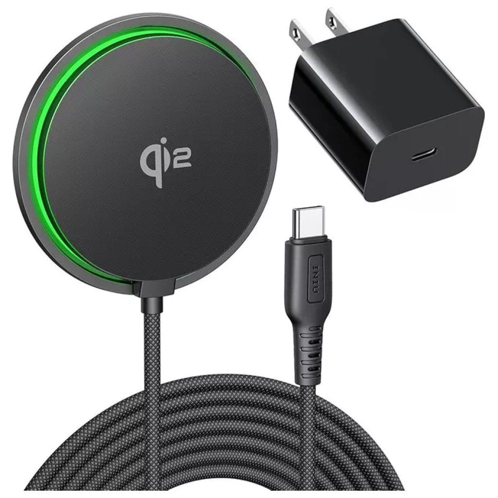 Celly MAGCHARGEPROQI2 Caricabatterie Wireless Magnetico Qi2 15W Nero
