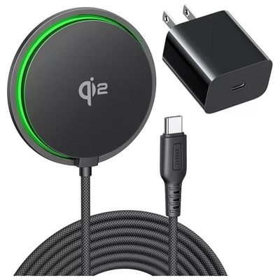 Celly MAGCHARGEPROQI2 Caricabatterie Wireless Magnetico Qi2 15W Nero