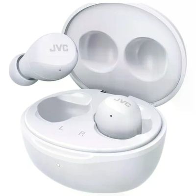 JVC HA-A6T Gumy Mini – Auricolari True Wireless Bluetooth 5.1, 23 ore, IPX4, bianchi