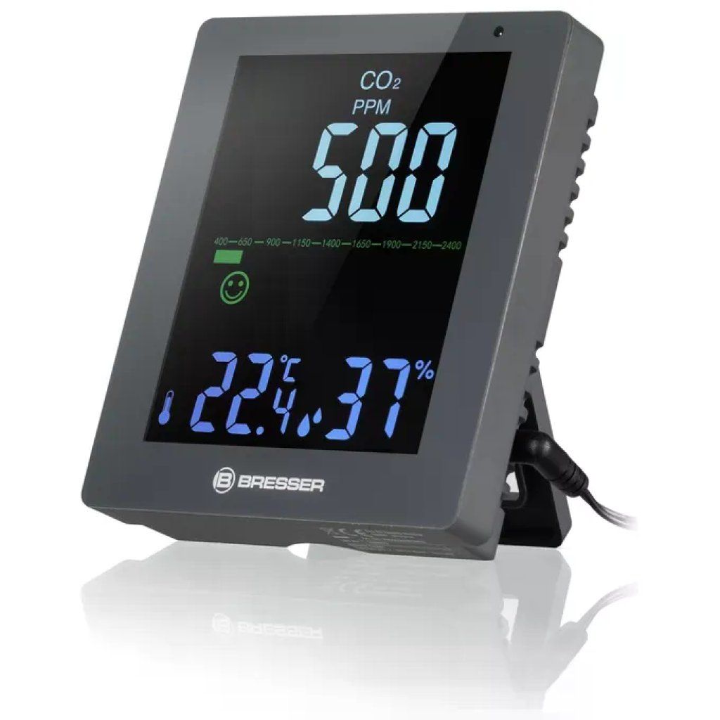 Bresser Smile 7004020QT5000 Monitor CO₂, Temperatura e Umidità