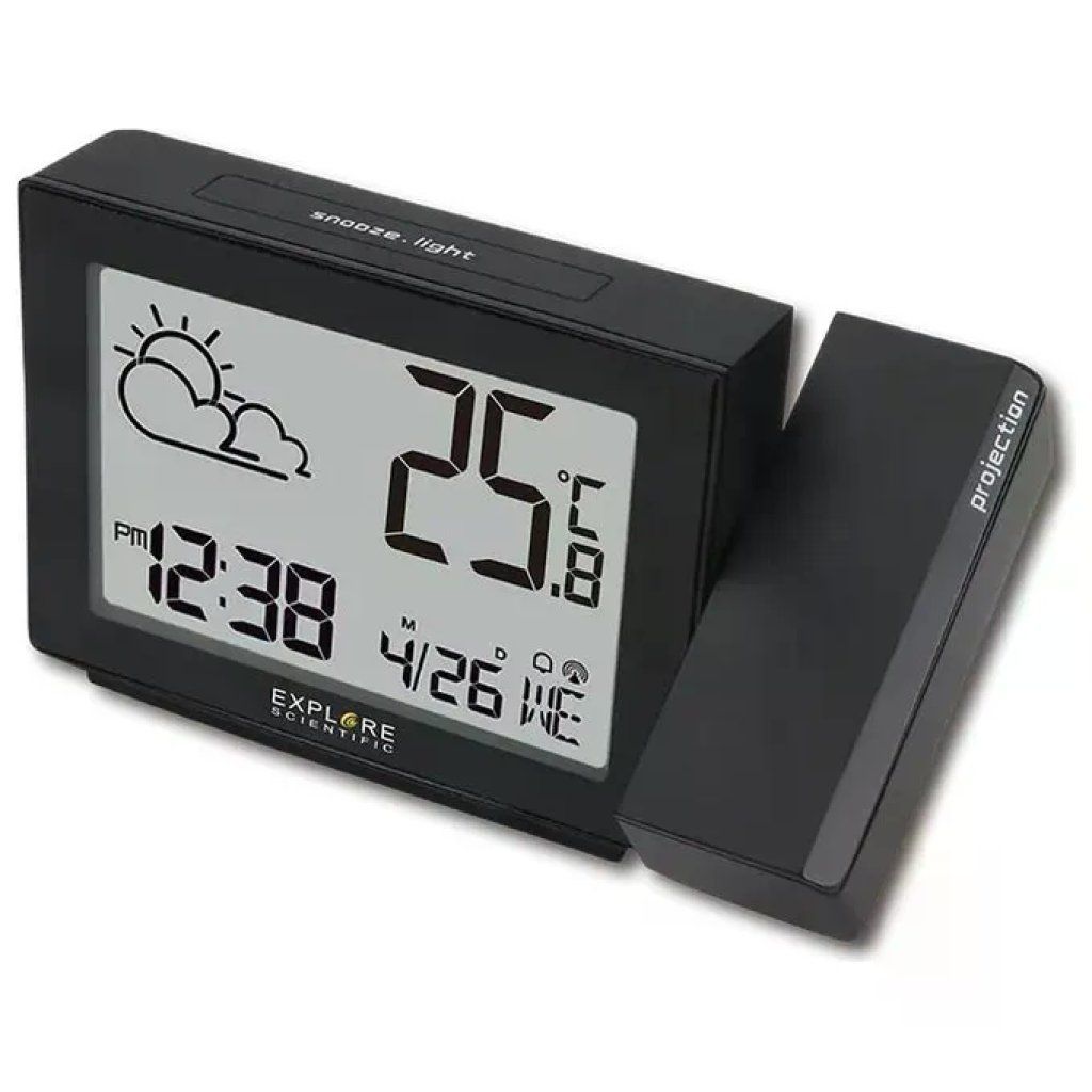 Explore Scientific RPW3001 – Stazione meteo con proiezione, nera