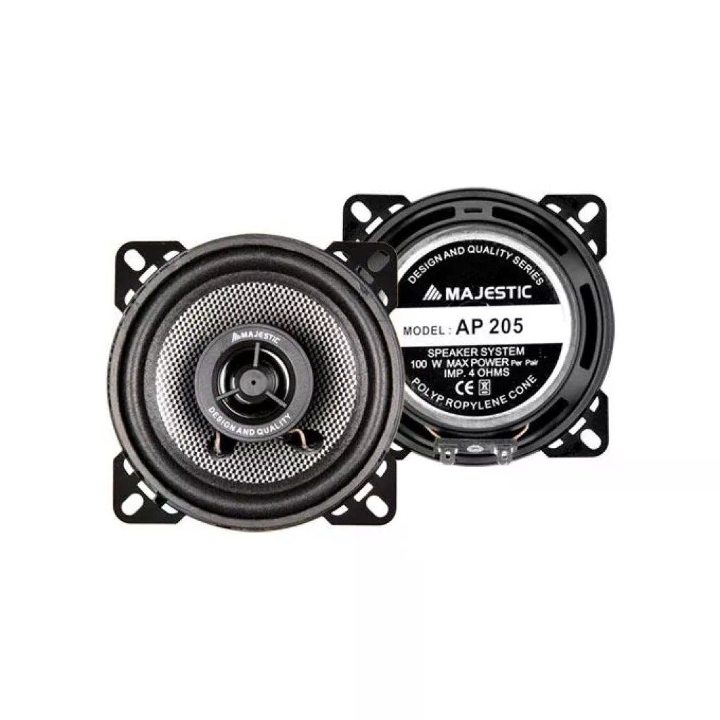 Majestic AP205BL Coppia Altoparlanti 100mm 2vie 80w in Polipropilene Majestic AP205BL Coppia Altoparlanti 100mm 2vie 80w in Polipropilene
