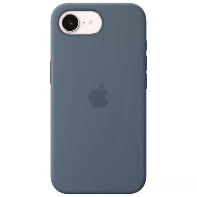 Apple Custodia MagSafe in silicone per iPhone 17e – Blu salmastro
