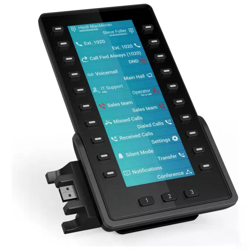 Snom 00004562 Modulo di espansione D8C per telefoni fissi D8xx Display TFT a colori 60 tasti