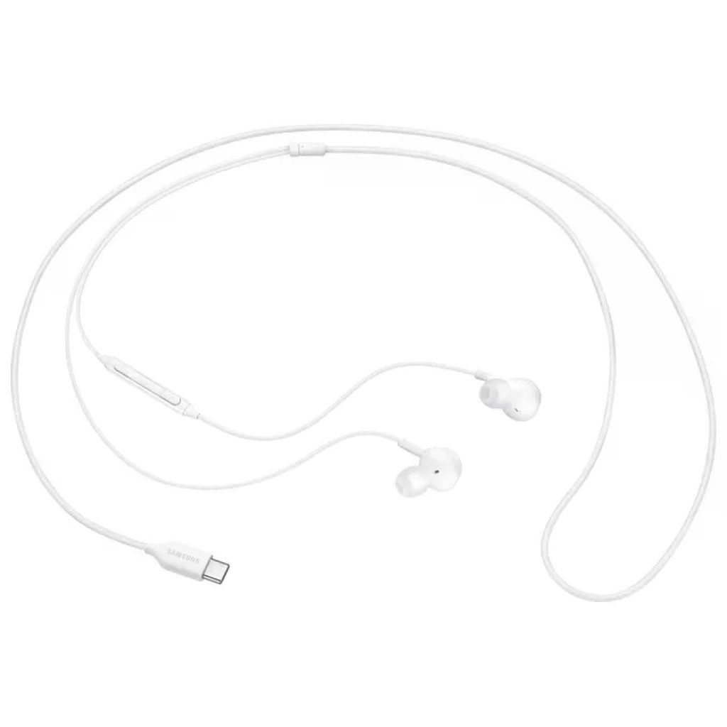 Samsung EO-IC100BWEGIT Auricolari USB-C con microfono, bianco
