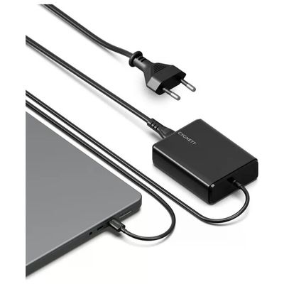 Cygnett PowerMaxx caricabatterie GaN USB-C 100W con cavo integrato da 1 m, nero