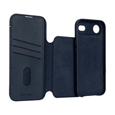 Decoded D26IPO17ADW5NW Custodia a libro Pelle MagSafe design elegante sistema magnetico rimozione