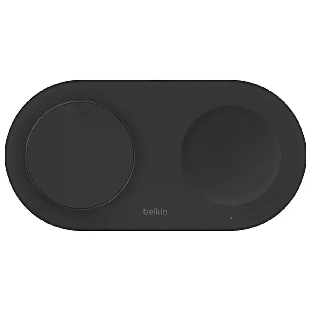 Belkin WIZ021VFBK BoostCharge Pro Tappetino di Ricarica Wireless 2 in 1 con Tecnologia Magnetica Qi2 Belkin WIZ021VFBK BoostCharge Pro Tappetino di Ricarica Wireless 2 in 1 con Tecnologia Magnetica Qi2