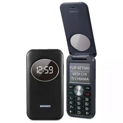 Brondi Window Flip 2 Telefono Cellulare Dual SIM Nero Brondi Window Flip 2 Telefono Cellulare Dual SIM Nero