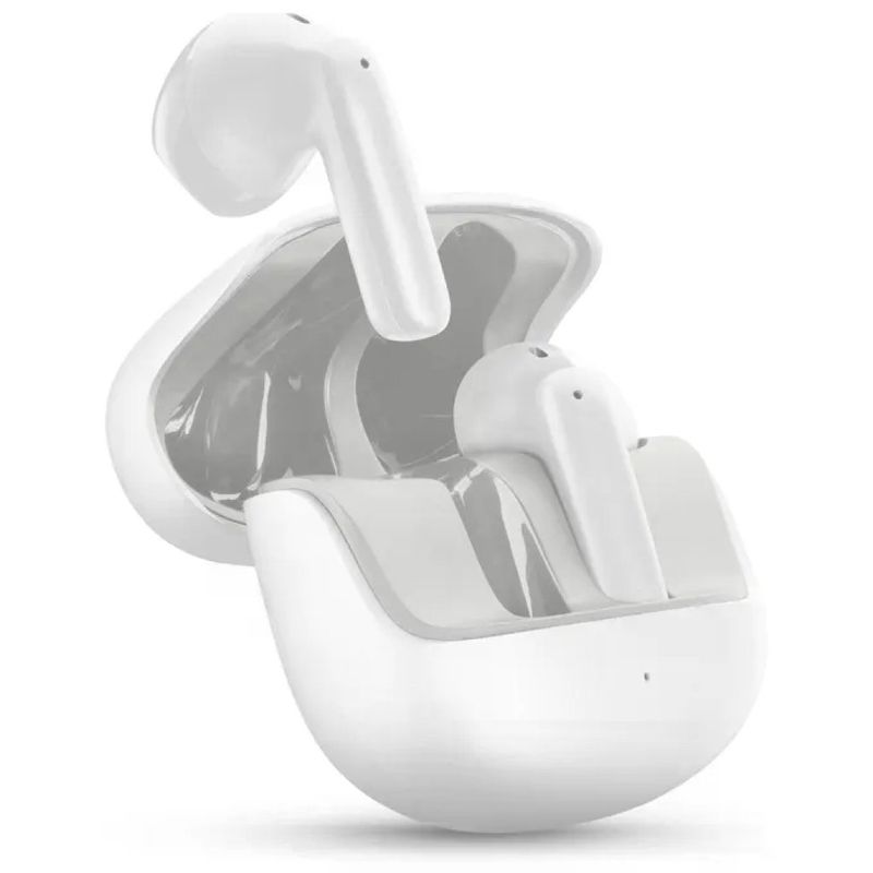 Cellularline 8018080490538 Auricolari Bluetooth con custodia di ricarica e funzione ENC Bianco