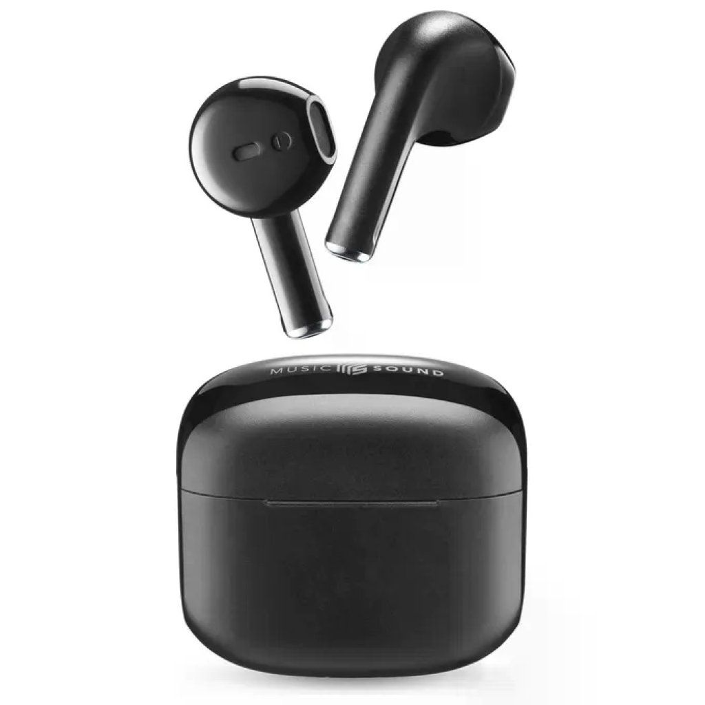 MUSIC SOUND Auricolari Bluetooth TWS Swag Music Sound Nero MUSIC SOUND Auricolari Bluetooth TWS Swag Music Sound Nero
