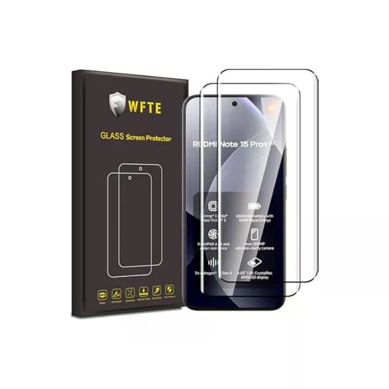 Celly Pellicola in Vetro Temperato 3D 9H per Redmi Note 15 Pro+ 5G e Poco M8 Pro 5G