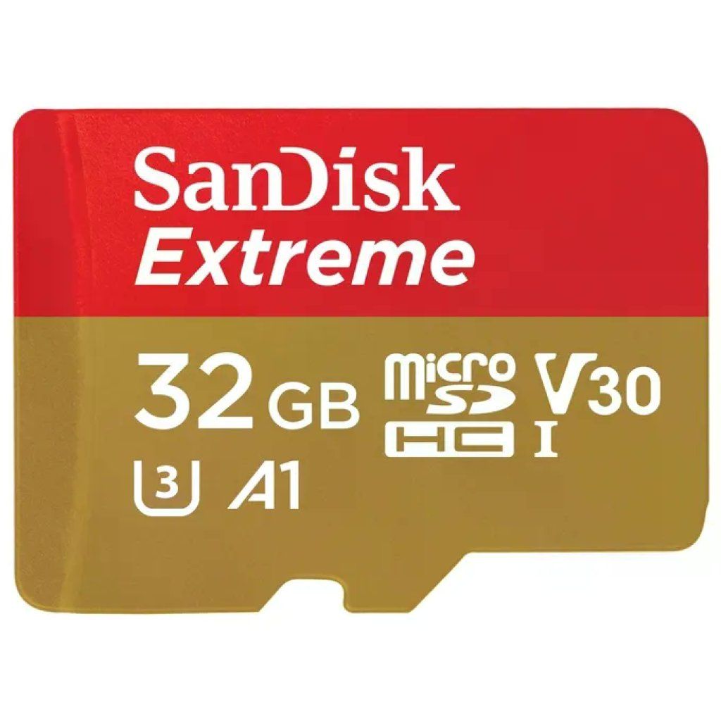 SanDisk Extreme microSDHC 32 GB UHS-I U3 V30 A1 SanDisk Extreme microSDHC 32 GB UHS-I U3 V30 A1