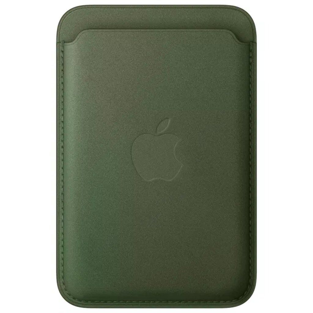 Apple Portafoglio MagSafe FineWoven Verde per iPhone