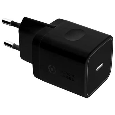 Celly TCSCREEN2C1A45W Caricatore da Rete USB-USB-C 45W con Display LED Nero Celly TCSCREEN2C1A45W Caricatore da Rete USB-USB-C 45W con Display LED Nero