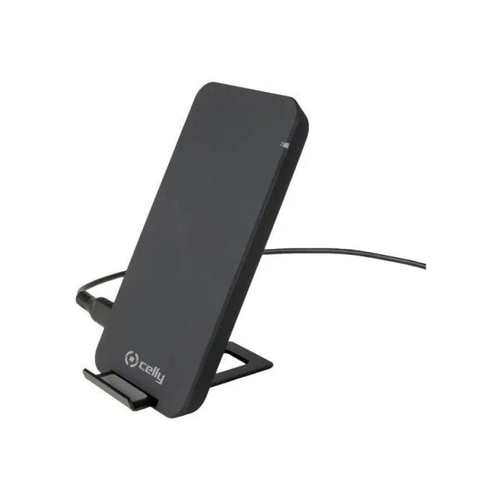 Celly WL Fast Stand Caricabatterie Wireless Qi Universale Nero Celly WL Fast Stand Caricabatterie Wireless Qi Universale Nero