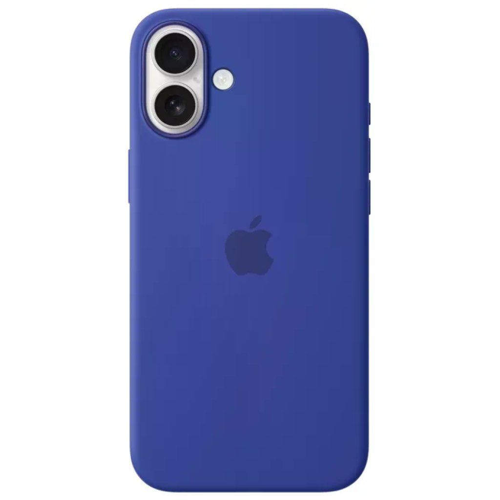 Apple Custodia MagSafe in Silicone per iPhone 16 Plus - Blu Oltremare
