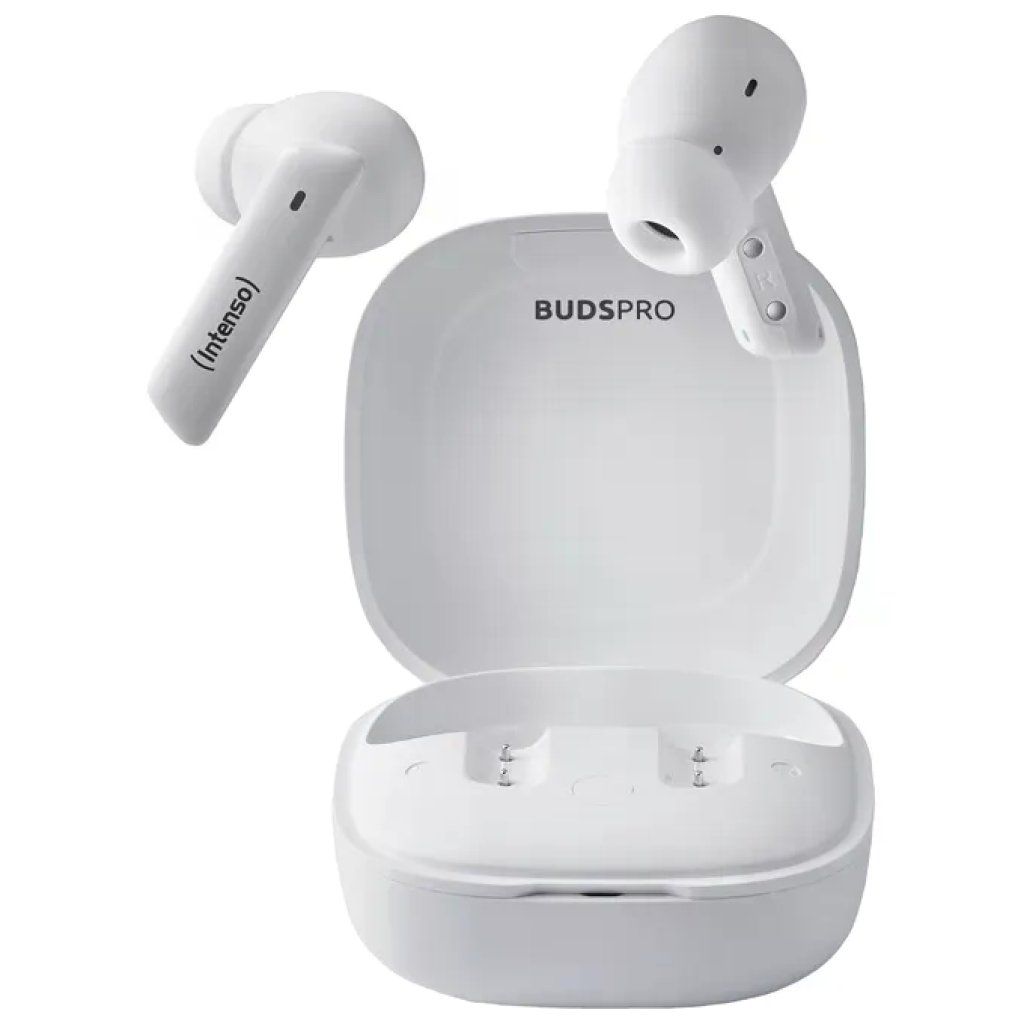 Intenso Buds Pro TWS: auricolari Bluetooth 5.3 con Hybrid ANC, bianchi Intenso Buds Pro TWS: auricolari Bluetooth 5.3 con Hybrid ANC, bianchi