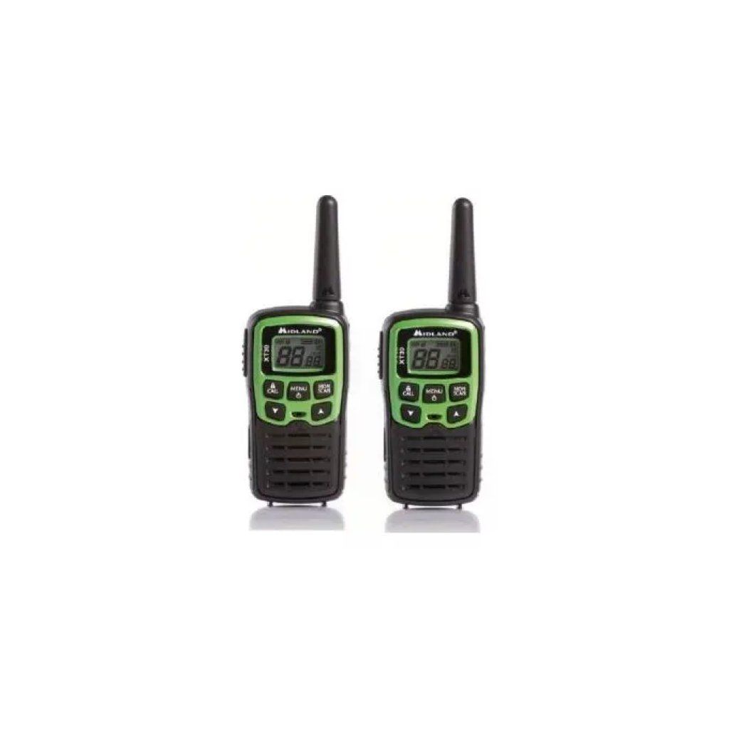 Midland C1177 XT30 Coppia Ricetrasmittenti Walkie Talkie PMR446 16 Canali 6 Km 5H Ricarica USB VOX SCAN Midland C1177 XT30 Coppia Ricetrasmittenti Walkie Talkie PMR446 16 Canali 6 Km 5H Ricarica USB VOX SCAN