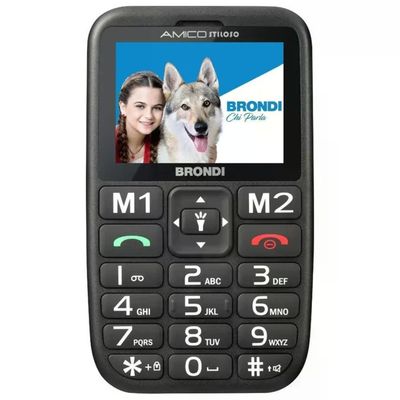 Brondi AMICO STILOSO NERO Telefono Cellulare Barra Dual SIM 2.4'' 1 Brondi AMICO STILOSO NERO Telefono Cellulare Barra Dual SIM 2.4'' 1
