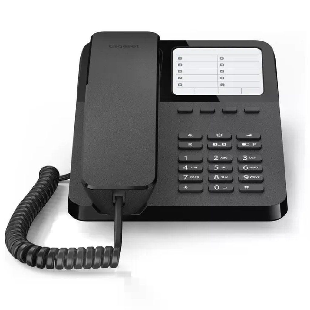 Gigaset DESK 400 Telefono Fisso Analogico Nero
