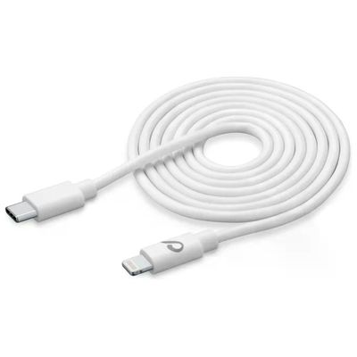 CELLULARLINE Cellular Line Cavo da Usb-C a Lightning per la Ricarica e Sincronizzazione Dati Bianco CELLULARLINE Cellular Line Cavo da Usb-C a Lightning per la Ricarica e Sincronizzazione Dati Bianco