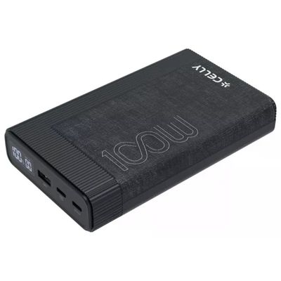 Celly Power Bank 20.000 mAh USB-C PD 100W Nero