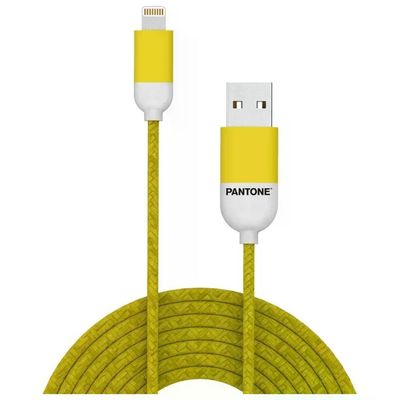PANTONE Cavo Lightning Pantone per iPhone, 1,5 m, giallo