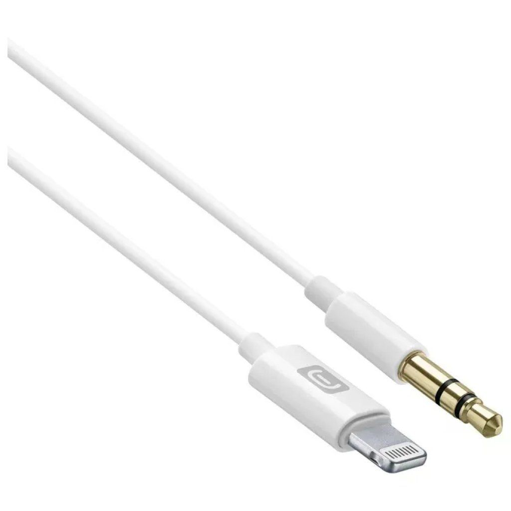 Cellularline Aux Music Cable MFi – Cavo Lightning AUX per Auto Cellularline Aux Music Cable MFi – Cavo Lightning AUX per Auto
