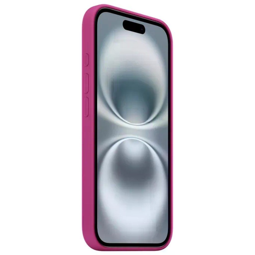 Apple Custodia MagSafe in silicone per iPhone 16 – Fucsia