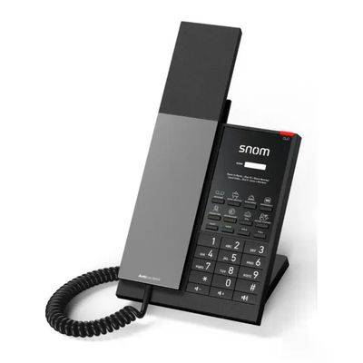 SNOM HD350A Telefono Nero per Hotel